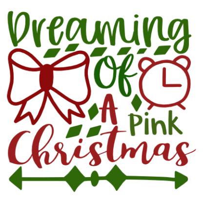 dreaming-of-a-pink-christmas-free-svg-file-SvgHeart.Com